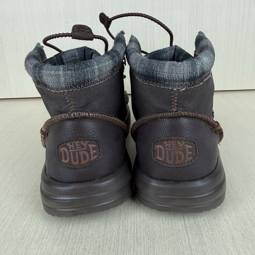 Hey Dude Bradley Classic Men's Size 10 Brown Slip On Boots Water Resistance - Picture 5 of 11